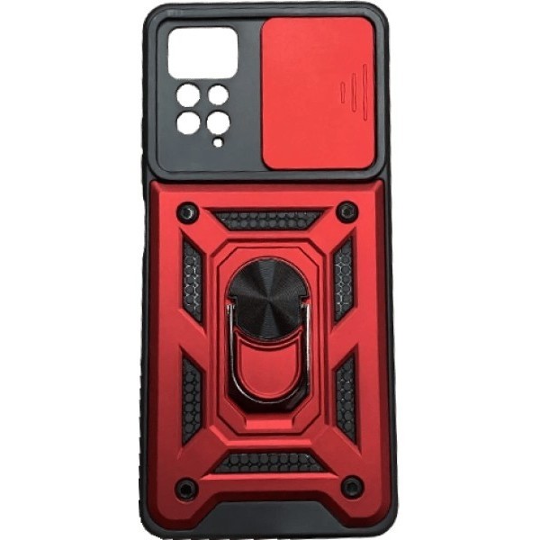 Чохол Camshield Serge Ring for Magnet для Xiaomi Redmi Note 11 Pro/11 Pro 5G/11E Pro 5G Червоний (Ко Харьков - изображение 1