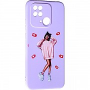 Чохол Case Art для Xiaomi Redmi 10C/Poco C40 Purple (Код товару:22486) Харьков