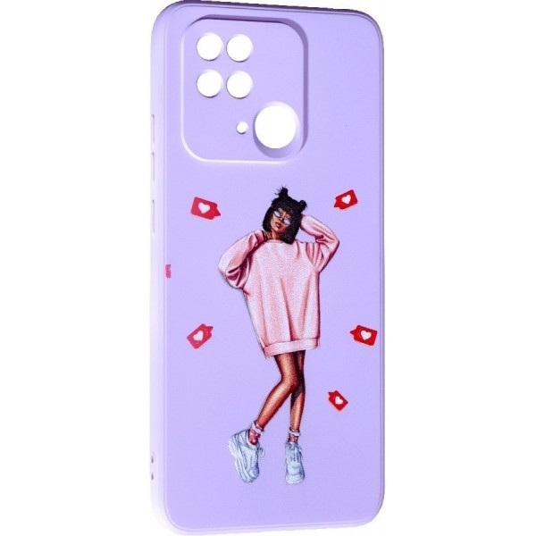Чохол Case Art для Xiaomi Redmi 10C/Poco C40 Purple (Код товару:22486) Харьков - изображение 1