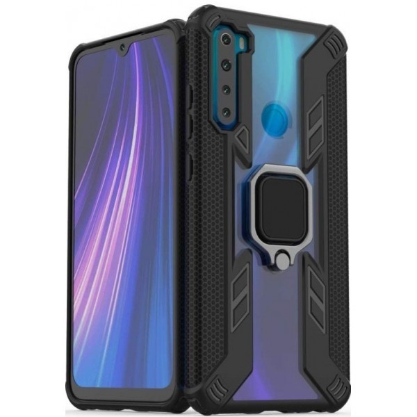 Чохол Combo Ring for Magnet Xiaomi Redmi Note 8 Black (Код товару:15002) Харьков - изображение 1