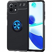 Чохол Deen ColorRing для Xiaomi Mi 11 Lite/11 Lite 5G Black/Blue (Код товару:17887) Харьков