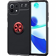 Чохол Deen ColorRing для Xiaomi Mi 11 Lite/11 Lite 5G Black/Red (Код товару:17889) Харьков