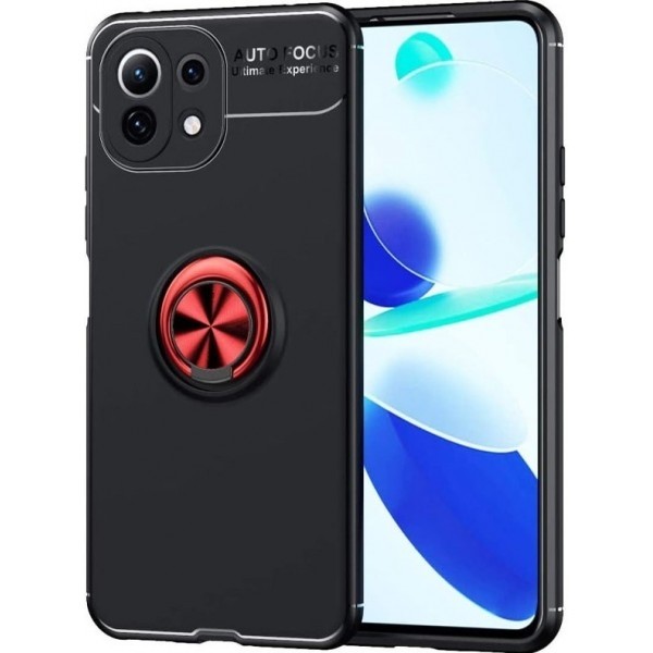 Чохол Deen ColorRing для Xiaomi Mi 11 Lite/11 Lite 5G Black/Red (Код товару:17889) Харьков - изображение 1