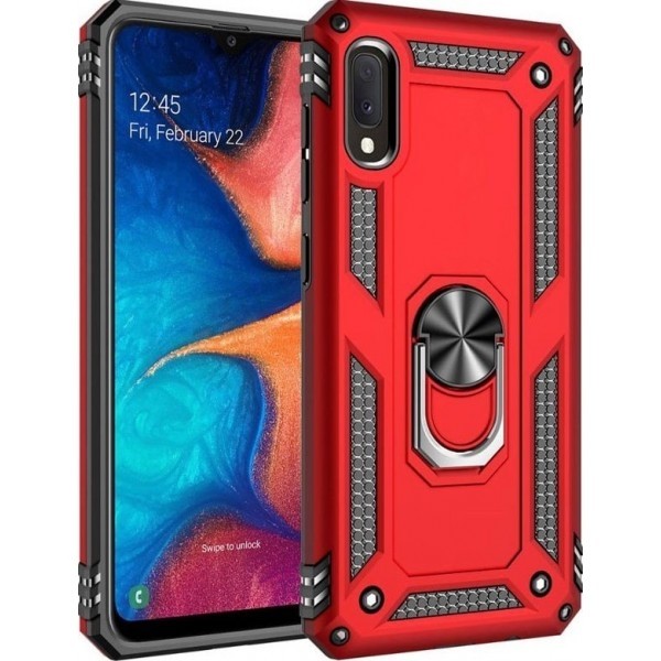 Чохол Getman Serge Ring for Magnet для Samsung A02 A022 Red (Код товару:18952) Харьков - изображение 1