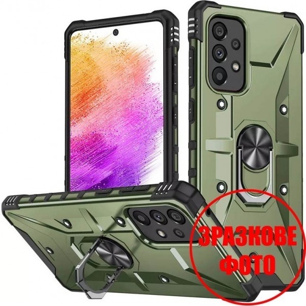 Чохол Pathfinder Ring для Samsung A04 A045 Army Green (Код товару:25217) Харьков - изображение 1