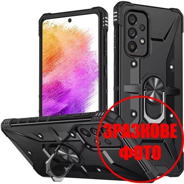 Чохол Pathfinder Ring для Xiaomi Redmi 10C/Poco C40 Black (Код товару:24271) Харьков - изображение 1