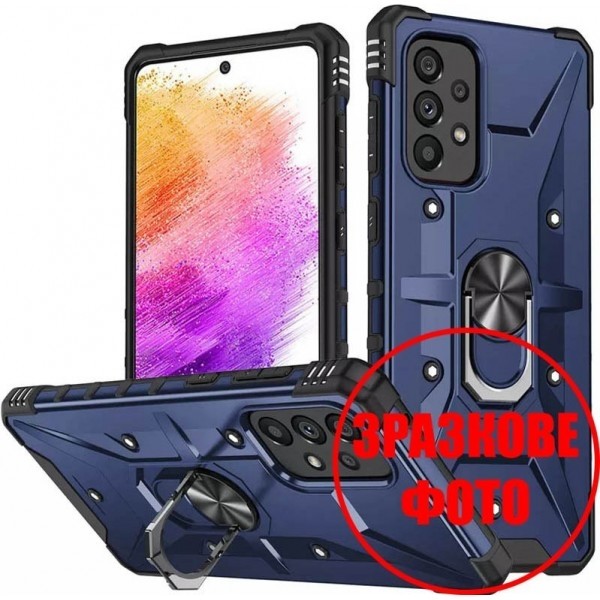 Чохол Pathfinder Ring для Xiaomi Redmi 10C/Poco C40 Navy (Код товару:24272) Харьков - изображение 1