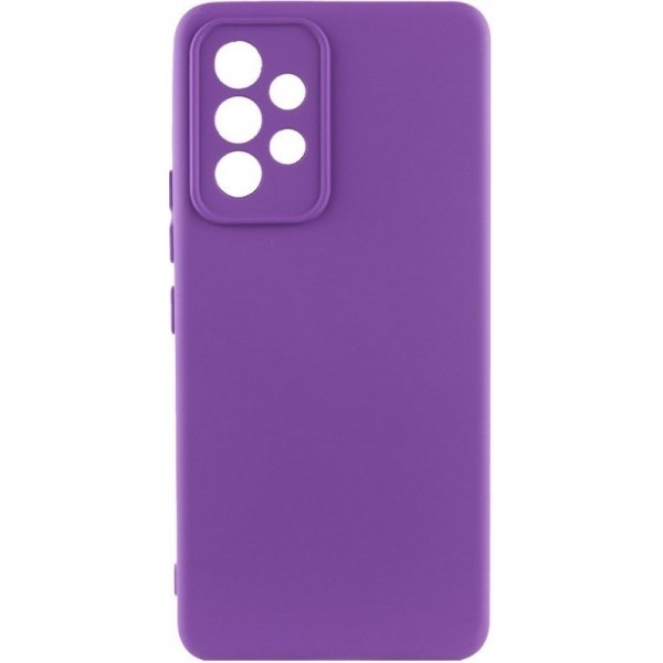 Чохол Silicone Cover Lakshmi Full Camera для Samsung A73 A736 Purple (Код товару:20991) Харьков - изображение 1