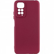 Silicone Cover Lakshmi Full Camera для Xiaomi Redmi Note 11/Note 11s Marsala (Код товару:22542) Харьков