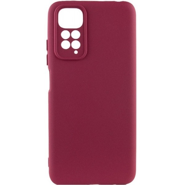 Silicone Cover Lakshmi Full Camera для Xiaomi Redmi Note 11/Note 11s Marsala (Код товару:22542) Харьков - изображение 1