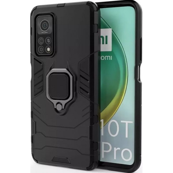 Чохол Transformer Ring for Magnet для Xiaomi Mi 10T/Mi 10T Pro Soul Black Харьков - изображение 1