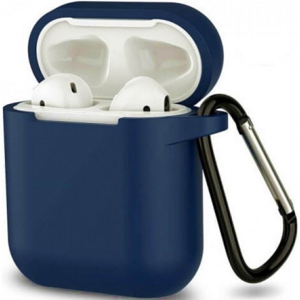 Чохол для навушників Apple AirPods 1/2 Dark Blue (Код товару:15737) Харьков - изображение 1