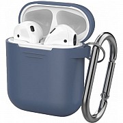 Чохол для навушників Apple AirPods 1/2 Navy Blue (Код товару:19665) Харьков