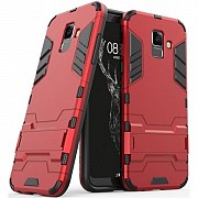 Чохол пластиковий з підставкою для Samsung A600 Red (Код товару:12494) Харьков