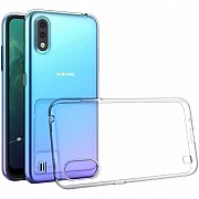 Чохол силіконовий для Samsung A01 прозорий (Код товару:13345) Харьков