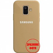 Чохол силіконовий для Samsung A8 Plus А730 Gold (Код товару:11828) Харьков