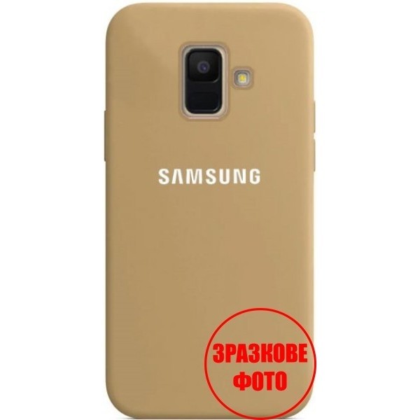 Чохол силіконовий для Samsung A8 Plus А730 Gold (Код товару:11828) Харьков - изображение 1