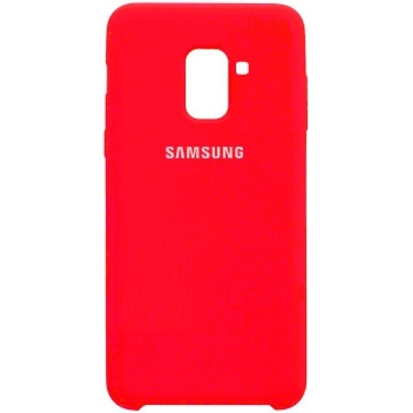 Чохол силіконовий для Samsung A8 Plus А730 Red (Код товару:22735) Харьков - изображение 1