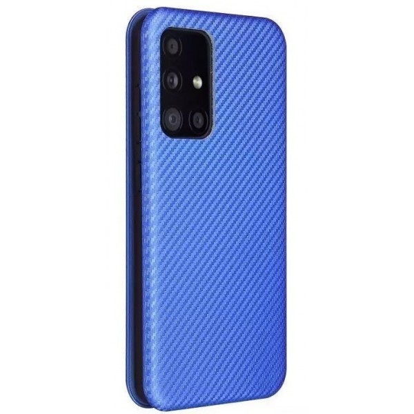 Чохол-книжка Anomaly Carbon для Samsung A73 A736 Blue (Код товару:22118) Харьков - изображение 1