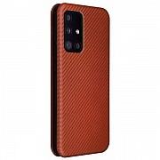 Чохол-книжка Anomaly Carbon для Samsung A73 A736 Brown (Код товару:22123) Харьков