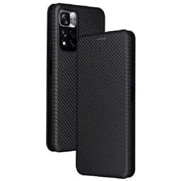 Чохол-книжка Anomaly Carbon для Xiaomi Redmi Note 11 5G/Note 11s 5G/Poco M4 Pro 5G Black (Код товару Харьков - изображение 1