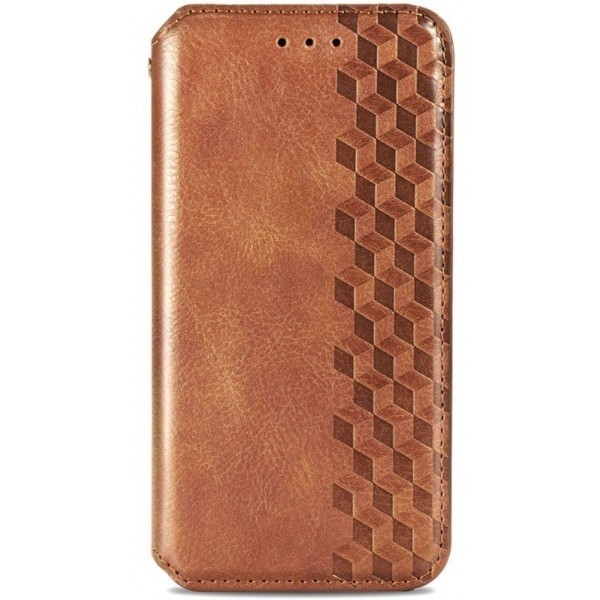 Чохол-книжка Getman Cubic для Xiaomi Redmi 10C/Poco C40 Коричневий (Код товару:23373) Харьков - изображение 1