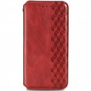 Чохол-книжка Getman Cubic для Xiaomi Redmi 10C/Poco C40 Червоний (Код товару:23372) Харьков