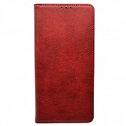 Чохол-книжка Leather Fold для Xiaomi Redmi 10C/Poco C40 Wine Red (Код товару:22609) Харьков