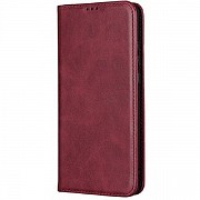 Чохол-книжка Leather Fold для Xiaomi Redmi 9A Wine Red (Код товару:23747) Харьков