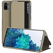 Чохол-книжка Smart View Cover для Xiaomi Redmi Note 10/10s/Poco M5s Gold (Код товару:21585) Харьков