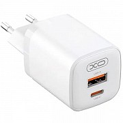 Мережевий зарядний пристрій XO L96 USB-C/USB-A PD QC3.0 30W 3A White (Код товару:26680) Харьков