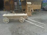Декоративная телега, воз. Деревянные колеса для телег Киев