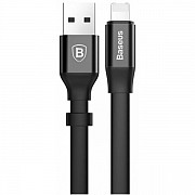 Кабель Baseus Nimble Portable USB to Lightning 0.23m Black (CALMBJ-B01) (Код товару:26676) Харьков