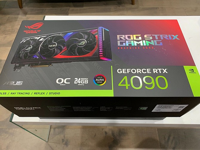 Продается ASUS ROG Strix GeForce RTX 4090 OC Edition Київ - изображение 1