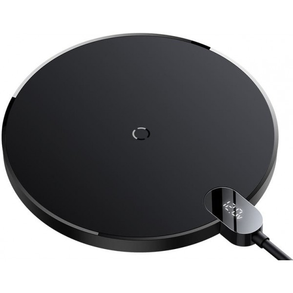 Бездротовий зарядний пристрій Baseus Digital LED Display Gen 2 Wireless 15W Charger Black (CCED00000 Харьков - изображение 1