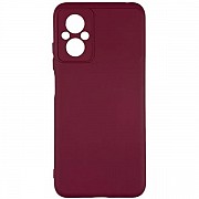 Silicone Cover Lakshmi Full Camera для Xiaomi Poco M5 4G Marsala (Код товару:24474) Харьков