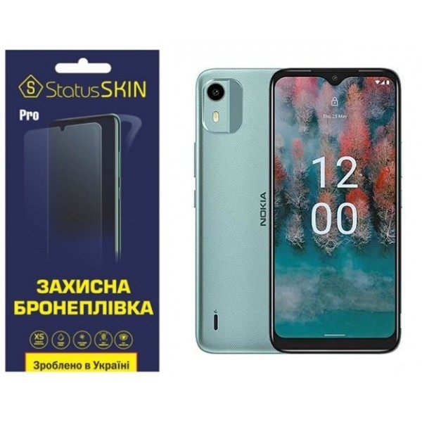 Поліуретанова плівка StatusSKIN Pro на екран Nokia C12 Матова (Код товару:26953) Харьков - изображение 1