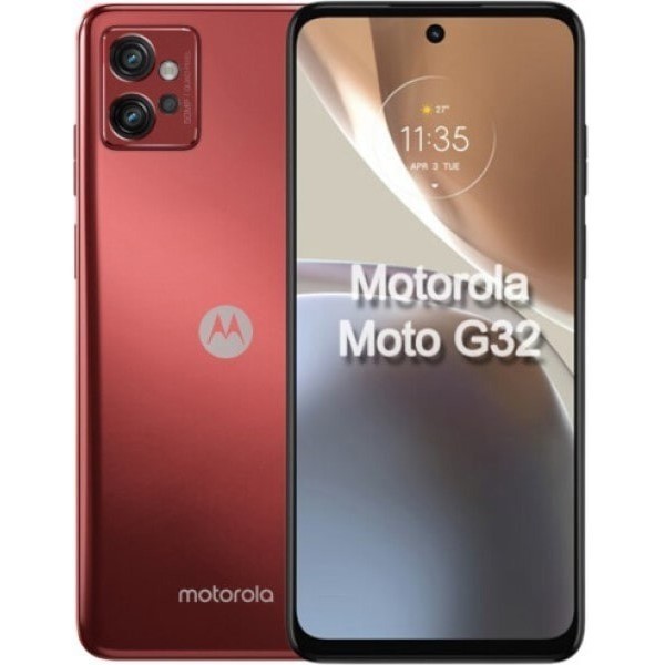 Смартфон Motorola Moto G32 6/128GB NFC Satin Maroon Global UA (PAUU0026RO) (Код товару:23141) Харьков - изображение 1