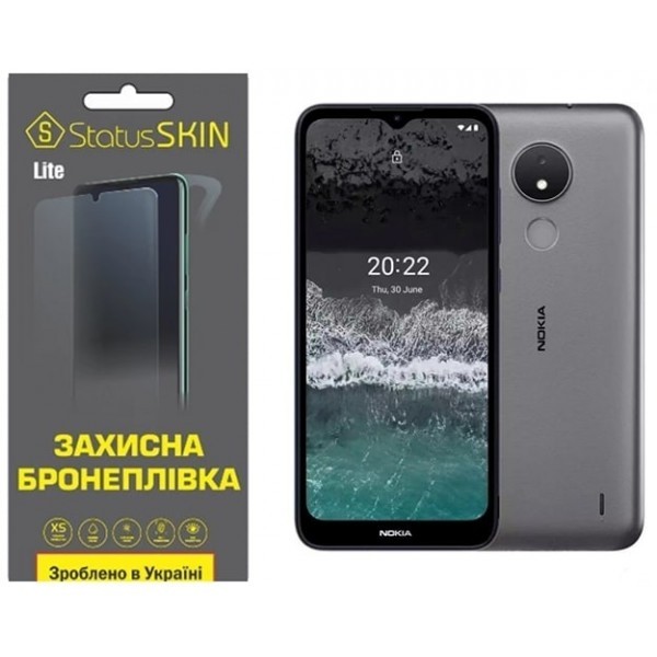 Поліуретанова плівка StatusSKIN Lite на екран Nokia C21 Глянцева (Код товару:27018) Харьков - изображение 1