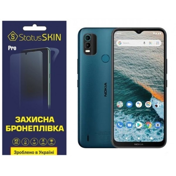 Поліуретанова плівка StatusSKIN Pro на екран Nokia C21 Plus Глянцева (Код товару:27011) Харьков - изображение 1