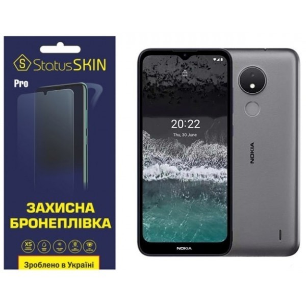 Поліуретанова плівка StatusSKIN Pro на екран Nokia C21 Глянцева (Код товару:27020) Харьков - изображение 1