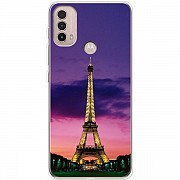 Чохол Boxface для Motorola E20/E40 Опівночі в Парижі (Код товару:25757) Харьков