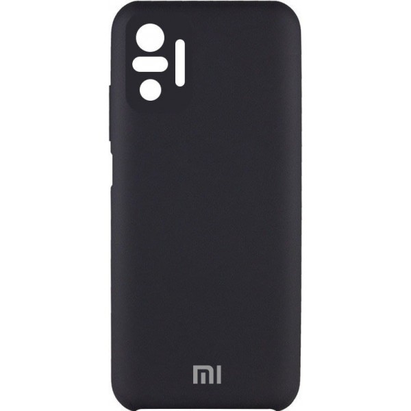 Silicone Case Full Camera для Xiaomi Redmi Note 10 Pro/10 Pro Max Black (Код товару:19036) Харьков - изображение 1