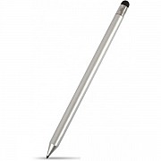 Стилус ручка Universal Simple Dual Use для iOS/Android/Tablet Silver (Код товару:27236) Харьков