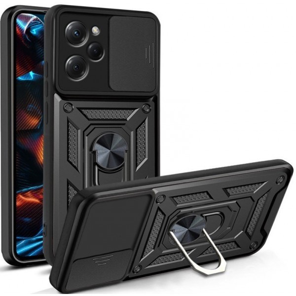 Чохол Camshield Serge Ring for Magnet для Xiaomi Poco X5 Pro 5G Black (Код товару:27250) Харьков - изображение 1