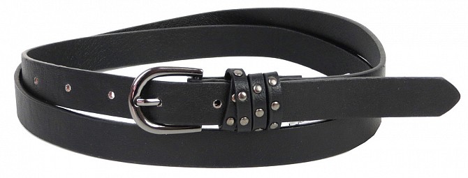 Ремень женский из искусственной кожи C&A 22417 черный Київ - изображение 1
