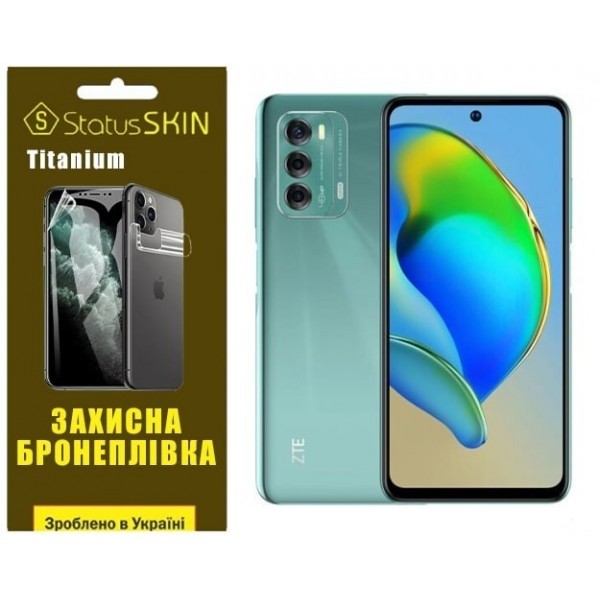 Поліуретанова плівка StatusSKIN Titanium на екран ZTE Blade V40 Глянцева (Код товару:27499) Харьков - изображение 1