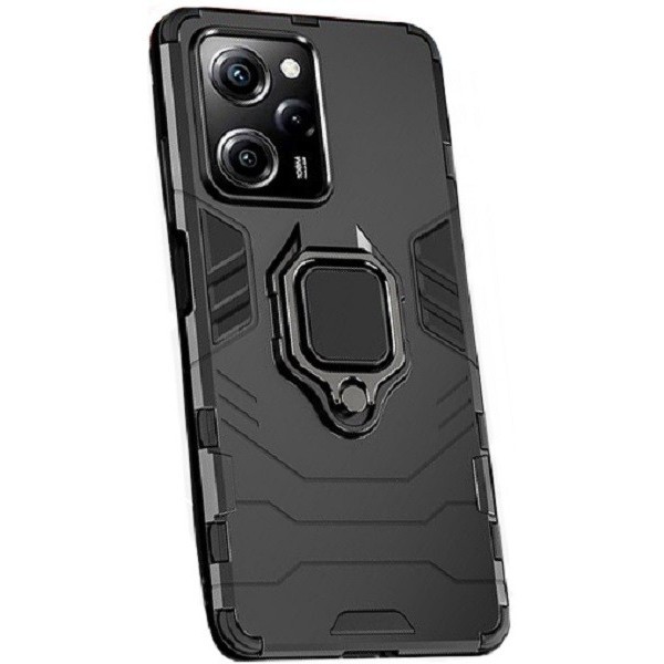 Чохол Transformer Ring for Magnet для Xiaomi Poco X5 Pro 5G Black (Код товару:27417) Харьков - изображение 1