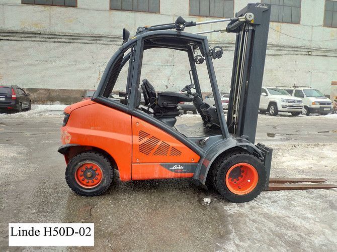 Дизельний вилковий навантажувач Linde H50D-02(Аренда) Киев - изображение 1