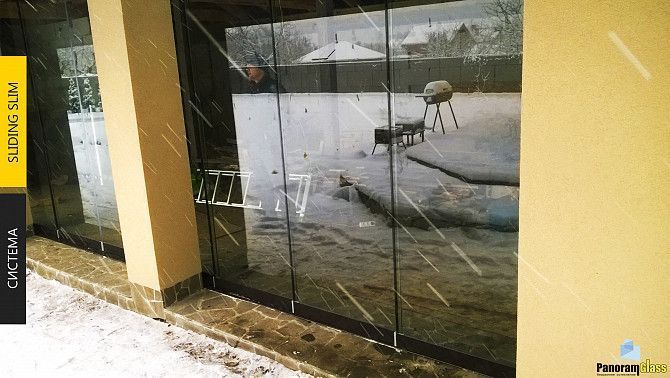 Безрамное остекление для беседки от PanoramGlass. Киев - изображение 1
